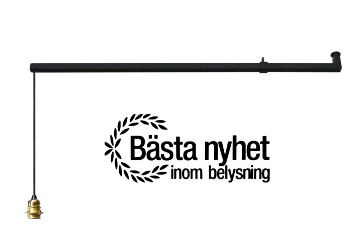 Förlängningsarm Vrida Light Svart